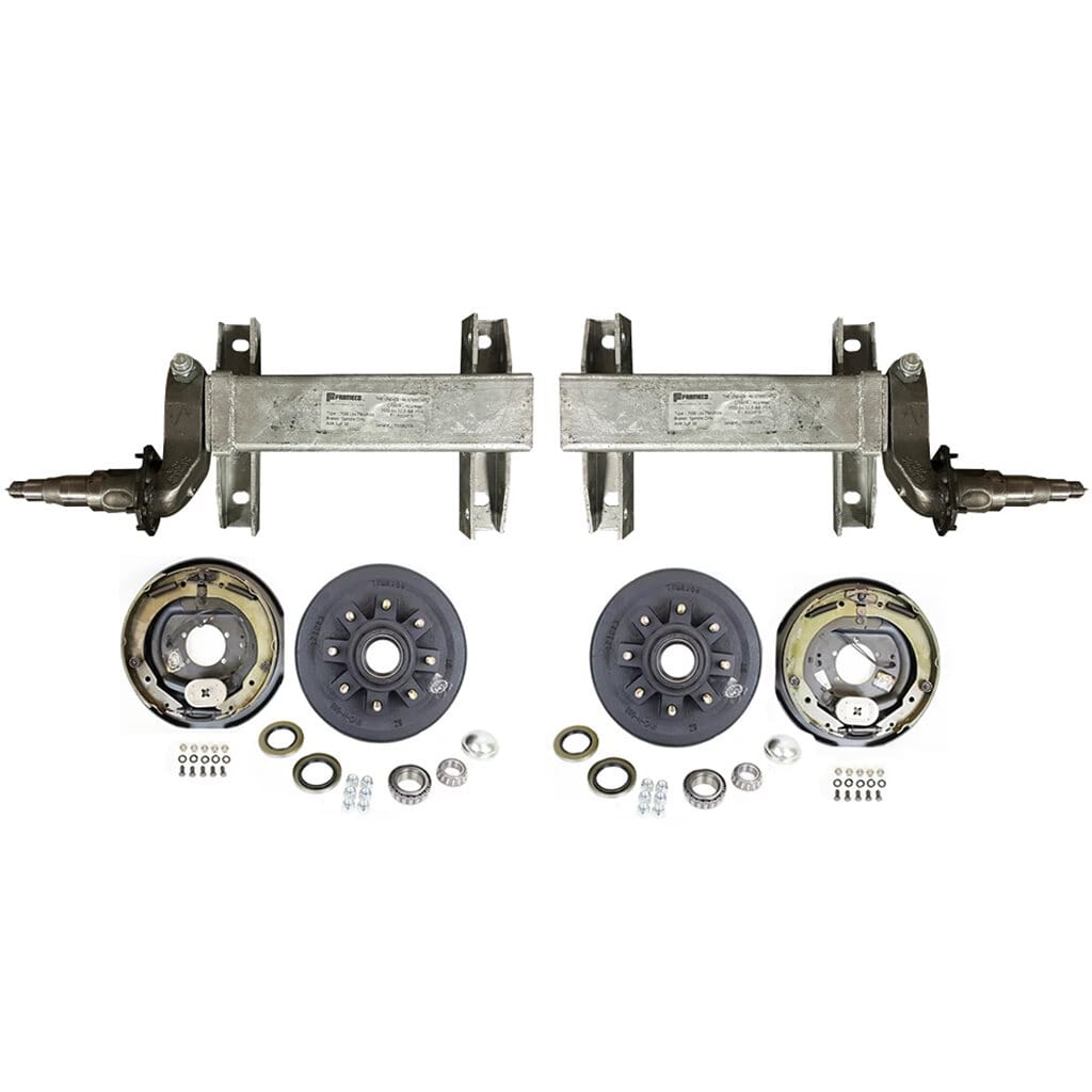 7,000 lbs. Adjustable Half Torsion Axles