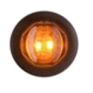 Optronics 3/4" Round Amber LED Marker/Clearance Lights