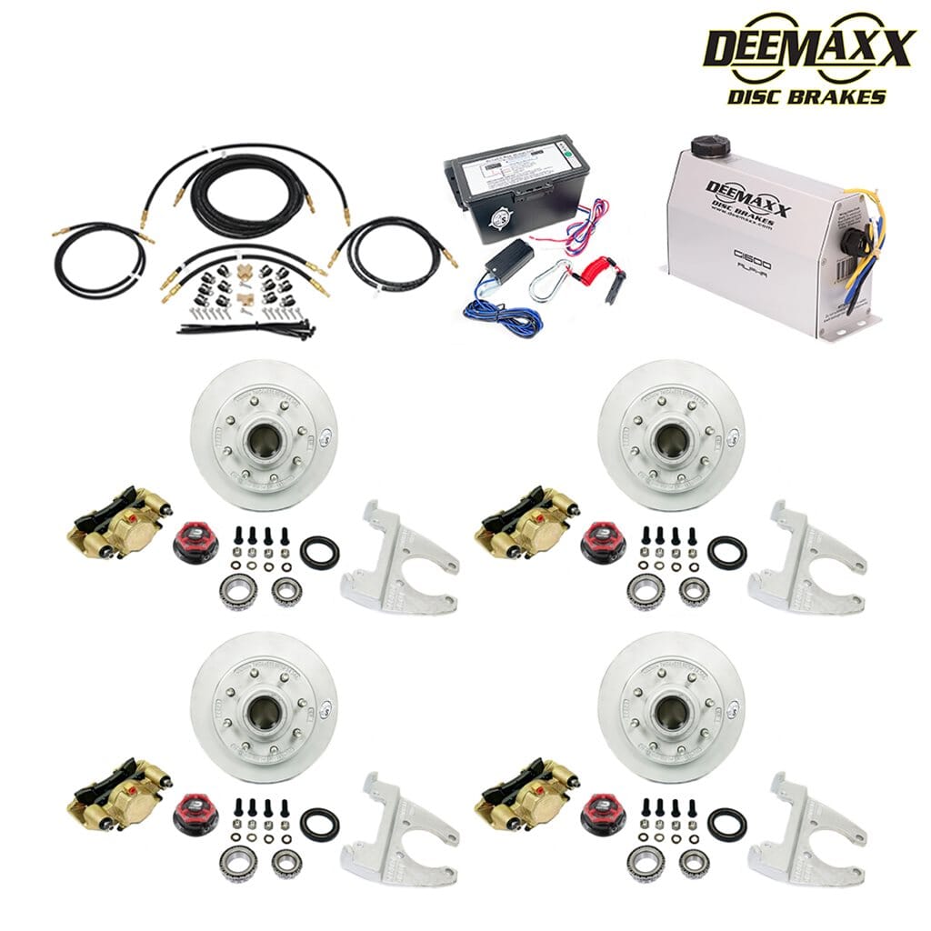 8,000 lbs. MAXX KIT - Electric Over Hydraulic - Integral Disc Brakes