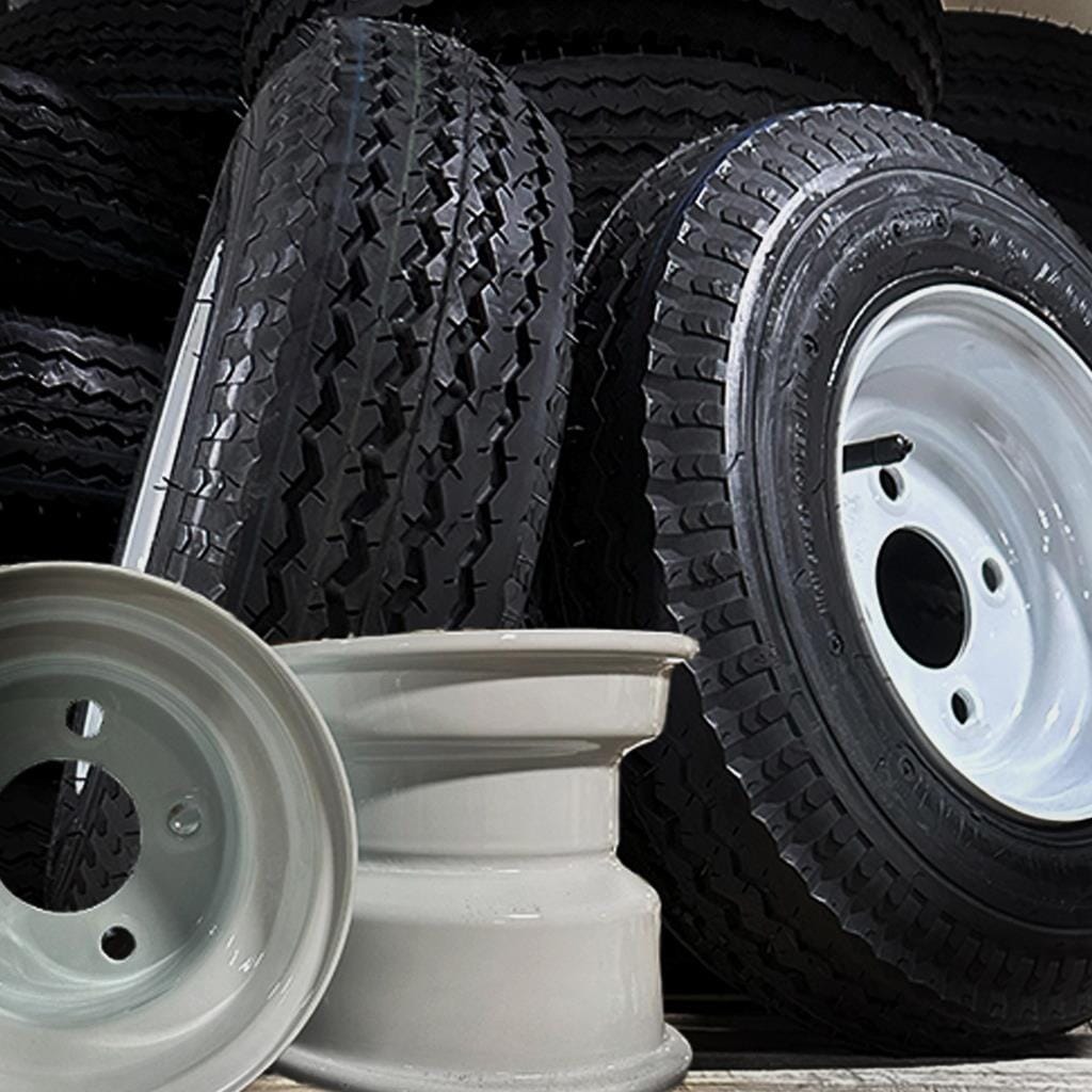 8" and 9" Trailer Wheels, Tires, and Assemblies