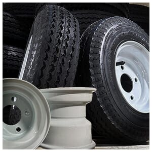8" and 9" Trailer Wheels, Tires, and Assemblies