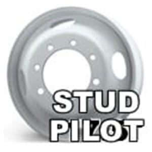 Stud Piloted Heavy Duty Truck and Trailer Steel Wheels