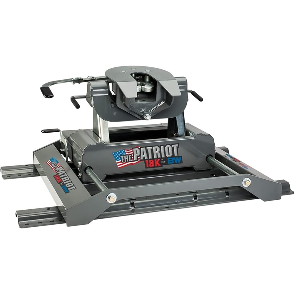 B&W Trailer Hitch 18K Patriot Rail Mounted Slider Fifth Wheel
