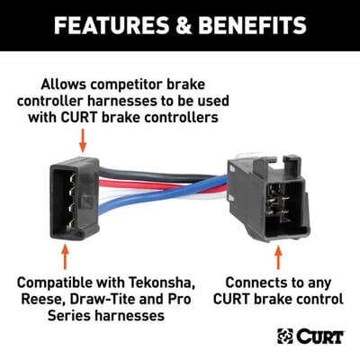 Electric Trailer Brake Controller Tekonsha Trailer Brake Controller Wiring Harness- Select Chevrolet, GM Bluetooth Trailer Brake Controller