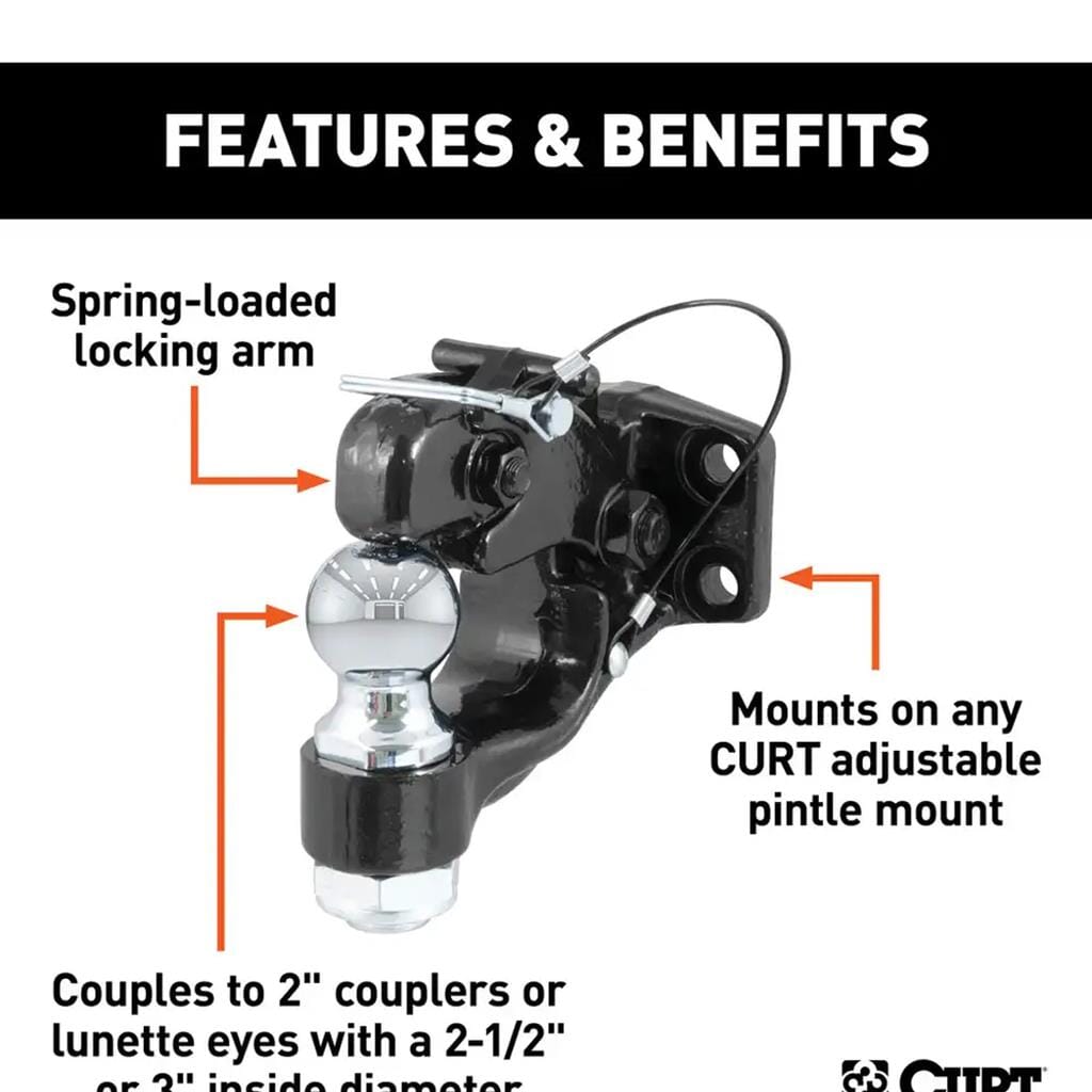 CURT Curt Ball & Pintle Hitch (2