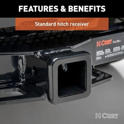 CURT 55243 Vehicle-Side Custom RV Blade 7-Pin Trailer Wiring Harness, Select Ford F-250, F-350