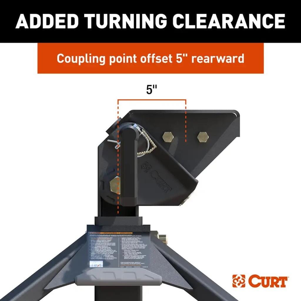 CURT MAP Curt CrossWing 20K 5th Wheel Hitch for Industry-Standard