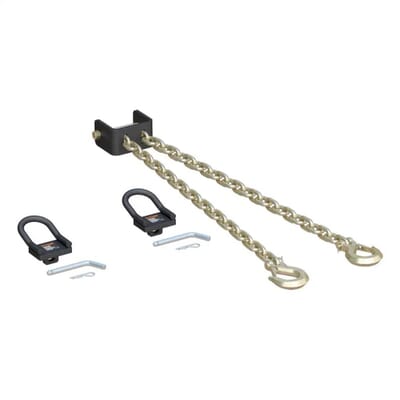 Heavy Duty Safety Utility 1/4 x 12ft Tow Chain with Hooks, Towing