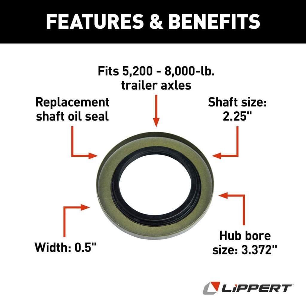 Lippert® Replacement Shaft Oil Seal - 2.250