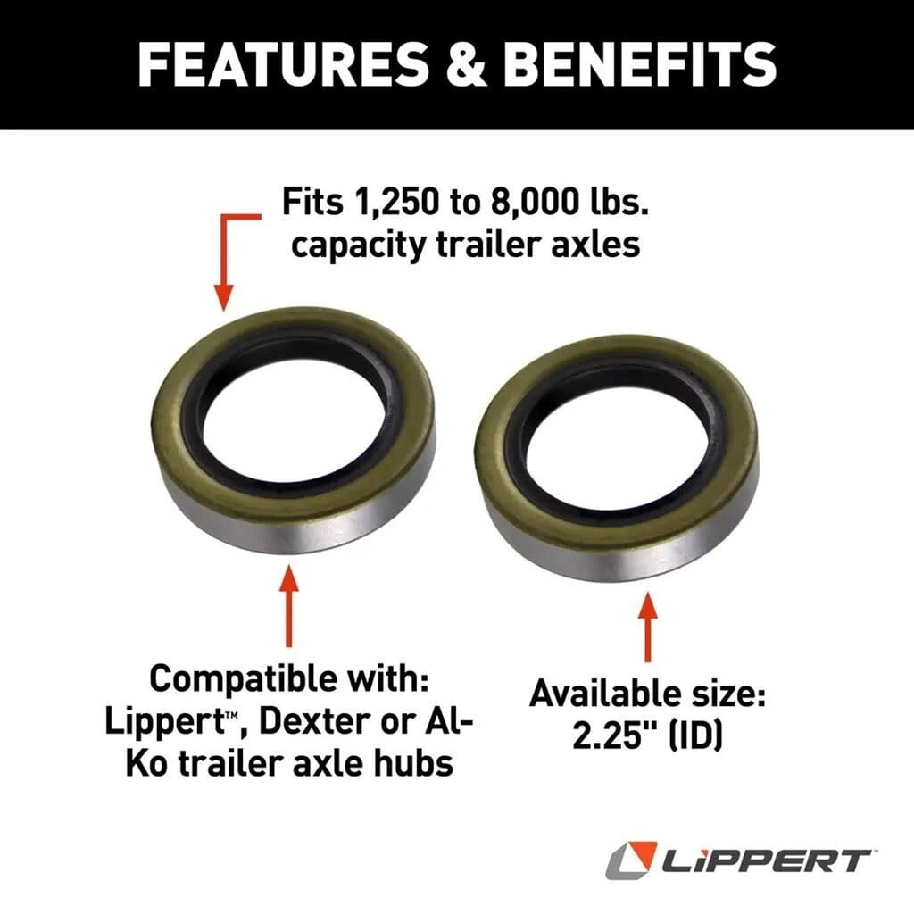 Lippert® Double Lip Grease Seal - 2.25