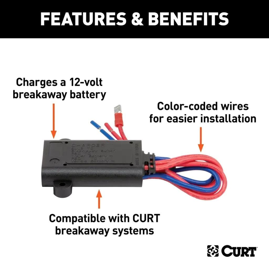 CURT Curt Breakaway Battery Charger - 52025 | Southwest Wheel®
