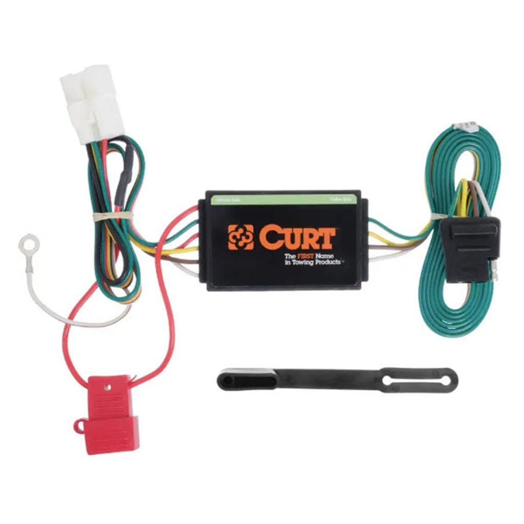 CURT Curt Custom Wiring Connector, 4-Way Flat Output, Select
