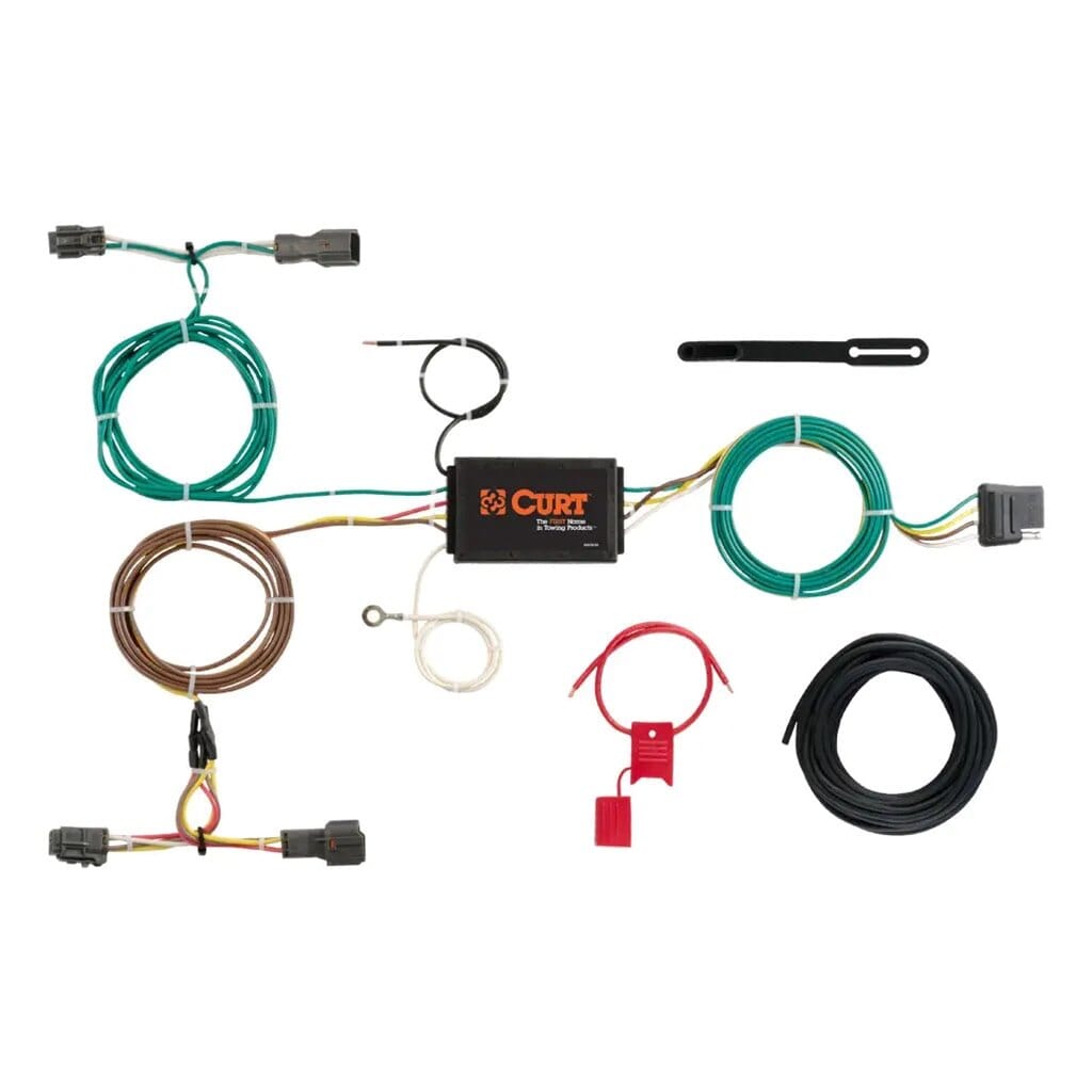 CURT Curt Custom Wiring Harness, 4-Way Flat Output, Select Kia