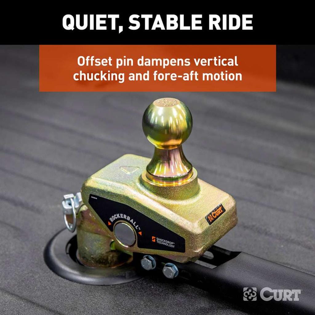 CURT MAP Curt RockerBall Multi-Fit OEM Puck System Gooseneck Ball