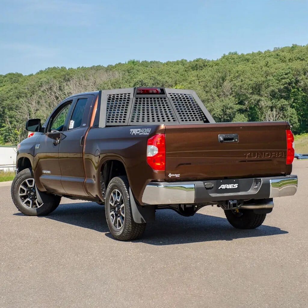 Aries Switchback Black Aluminum Headache Rack, Select Toyota