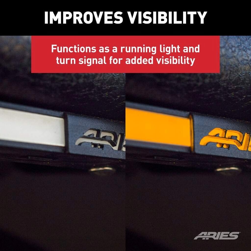 Aries LED Fender Lights for Jeep Wrangler JL, Gladiator JT