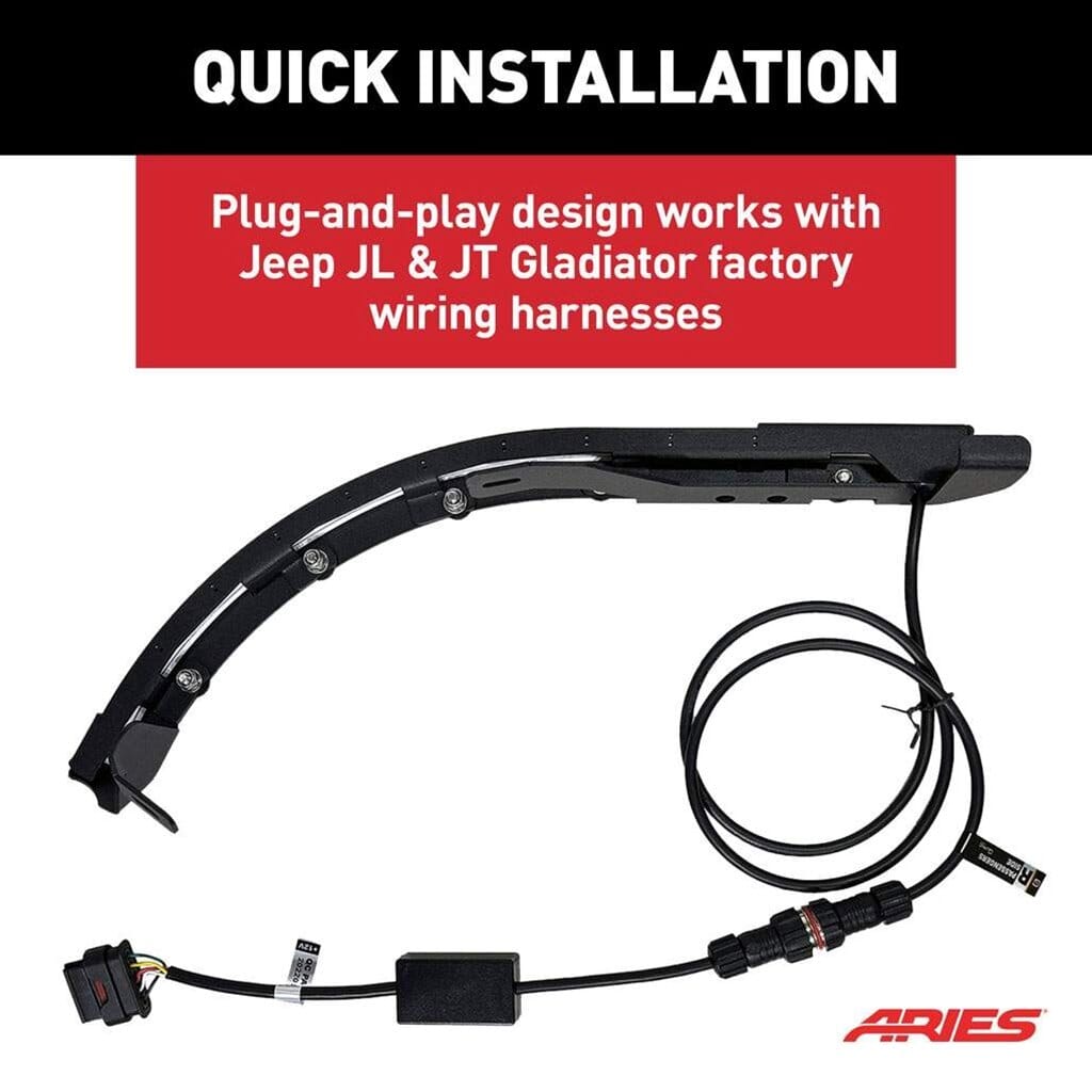 Aries LED Fender Lights for Jeep Wrangler JL, Gladiator JT