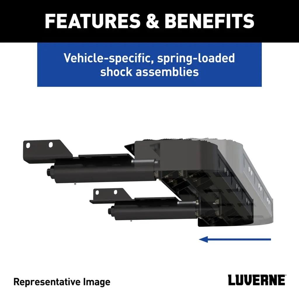 Luverne LUVERNE Impact Shock-Absorbing Rear Bumper Step, Select