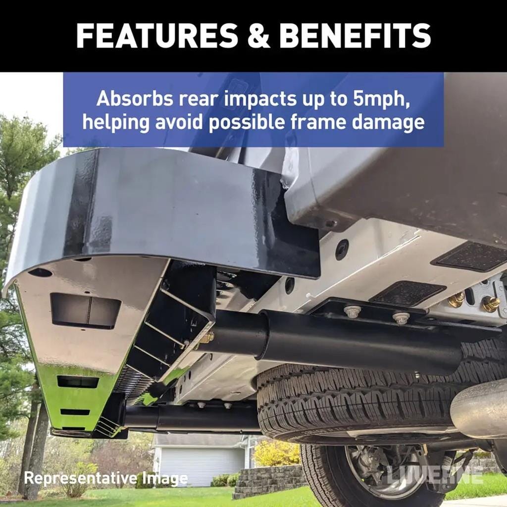 Luverne LUVERNE Impact Shock-Absorbing Rear Bumper Step, Select