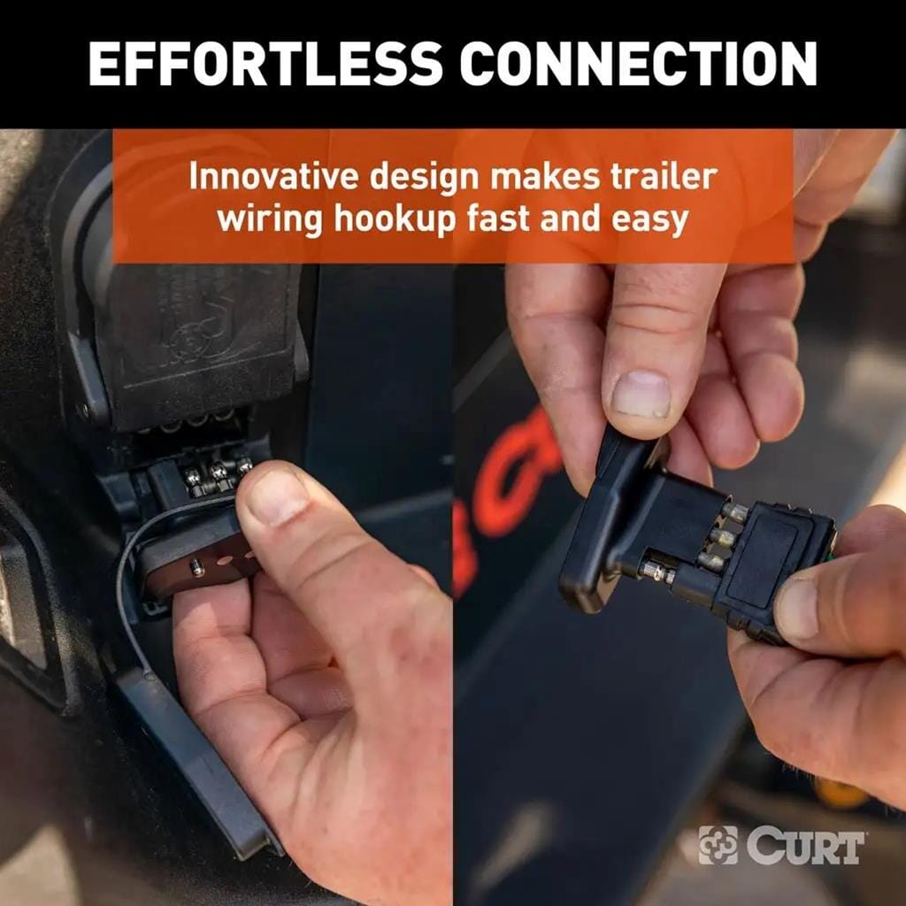 CURT Curt 4-Way Flat Magnetic Connector Adapter - 58306