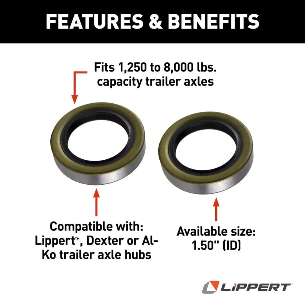 Lippert® Double Lip Grease Seal - 1.5
