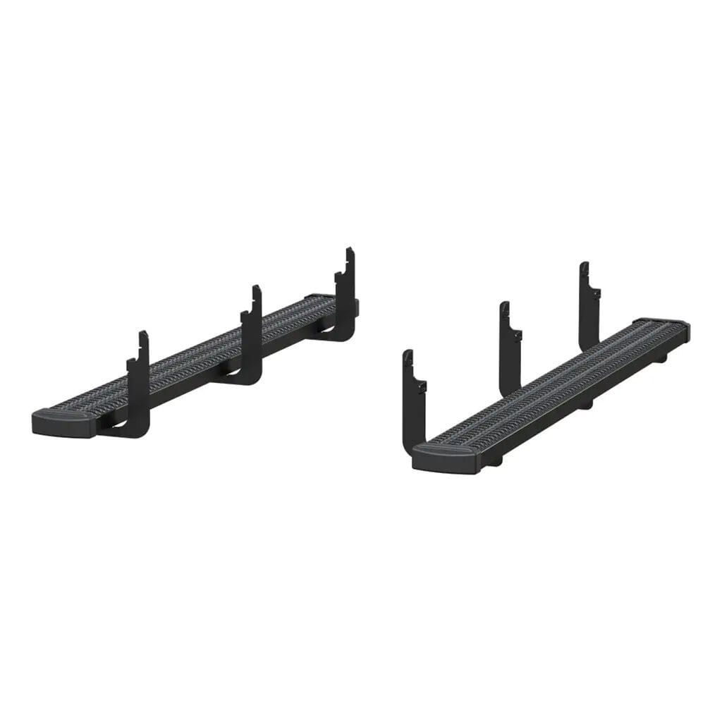 Luverne Grip Step 7 Inch x 78 Inch Black Aluminum Running Boards