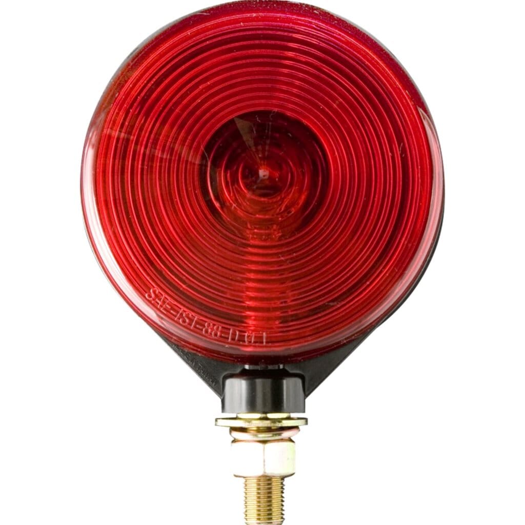 Optronics Red Single Face Pedestal Mount Stop/Turn/Tail Light