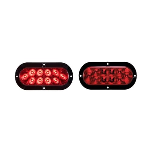 Optronics 6” Flange Mount Oval Sealed LED Stop/Turn/Taillight