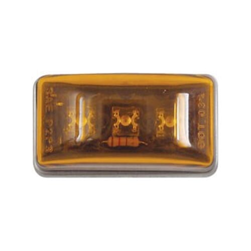 Optronics Amber Sealed Mini Rectangular LED Marker/Clearance Light