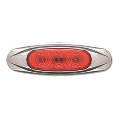 Optronics Red Miro-Flex Mini Star Sealed LED Marker/Clearance Optronics Red Miro-Flex Mini Star Sealed LED Marker/Clearance