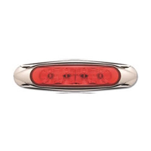 Optronics Red Miro-Flex Star Sealed LED Marker/Clearance Light (4
