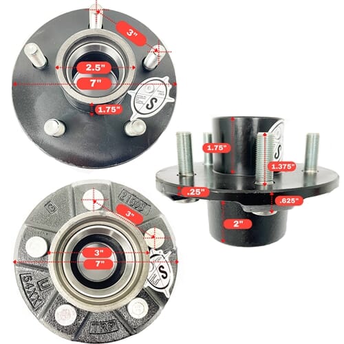 TruRyde Square SP20484X 84 Spindle & 5-5