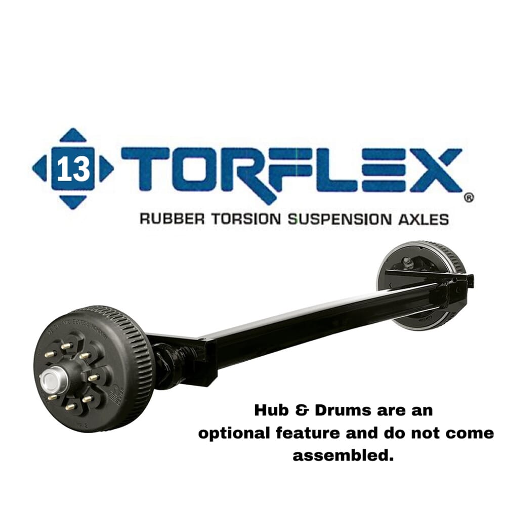 Dexter Torflex Torsion Axle 8,000 lb. #13 Dexter® Torflex® Rubber