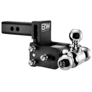 2" Tow & Stow Adjustable Trailer Hitch Tri-Ball Mount 3" Drop (1-7/8" x 2" x 2-5/16") - TS10047B