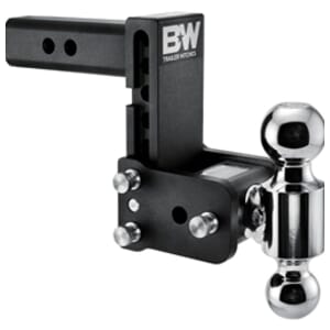 2" Tow & Stow Adjustable Trailer Hitch Ball Mount 5" Drop (2" x 2-5/16") - TS10037B