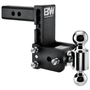 2" Tow & Stow Adjustable Trailer Hitch Ball Mount 5" Drop (1-7/8" x 2") - TS10038B