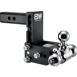 2" Tow & Stow Adjustable Trailer Hitch Tri-Ball Mount 5" Drop (1-7/8" x 2" x 2-5/16") - TS10048B