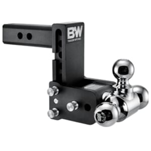 2" Tow & Stow Adjustable Trailer Hitch Tri-Ball Mount 5" Drop (1-7/8" x 2" x 2-5/16") - TS10048B