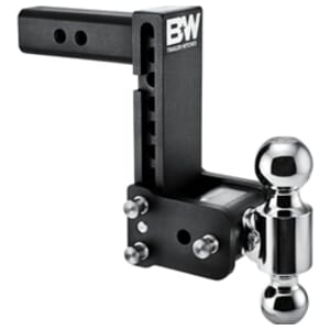2" Tow & Stow Adjustable Trailer Hitch Dual-Ball Mount 7" Drop (2" x 2-5/16") - TS10040B