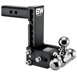2" Tow & Stow Adjustable Trailer Hitch Tri-Ball Mount 7" Drop (1-7/8" x 2" x 2-5/16") - TS10049B
