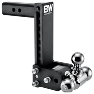 2" Tow & Stow Adjustable Trailer Hitch Tri-Ball Mount 9" Drop (1-7/8" x 2" x 2-5/16") - TS10050B