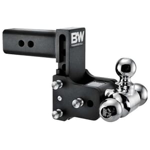 2.5" Tow & Stow Adjustable Trailer Hitch Tri-Ball Mount 5" Drop (1-7/8" x 2" x 2-5/16") - TS20048B
