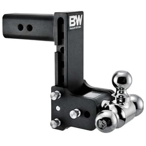 2.5" Tow & Stow Adjustable Trailer Hitch Tri-Ball Mount 7" Drop (1-7/8" x 2" x 2-5/16") - TS20049B