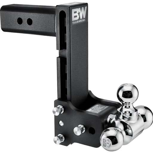 2.5" Tow & Stow Adjustable Trailer Hitch Tri-Ball Mount 8.5" Drop (1-7/8" x 2" x 2-5/16") - TS20050B