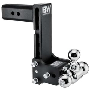 2.5" Tow & Stow Adjustable Trailer Hitch Tri-Ball Mount 8.5" Drop (1-7/8" x 2" x 2-5/16") - TS20050B