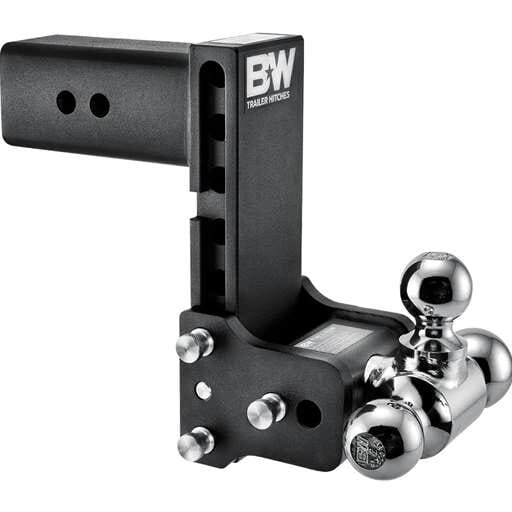 3" Tow & Stow Adjustable Trailer Hitch Tri-Ball Mount 7.5" Drop (1-7/8" x 2" x 2-5/16") - TS30049B