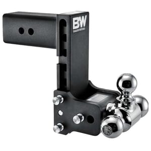 3" Tow & Stow Adjustable Trailer Hitch Tri-Ball Mount 7.5" Drop (1-7/8" x 2" x 2-5/16") - TS30049B