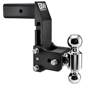 2.5" Multi-Pro Tow & Stow Adjustable Trailer Hitch Dual-Ball Mount 7" Drop (2" x 2-5/16") - TS20066BMP