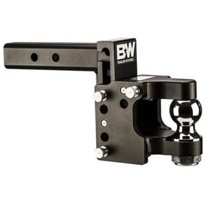 2.5" Tow & Stow Adjustable Trailer Hitch Pintle Ball Mount 8.5" Drop (2" Ball) - TS20055