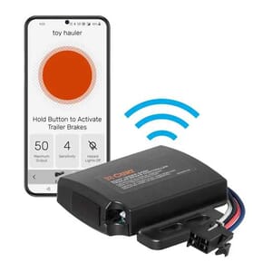 CURT Echo Under-Dash Trailer Brake Controller Bluetooth Smartphone Connection - 51190